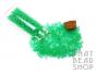 Colour Lined Green w- Fluoro Lime Size 11-0 Seed Beads